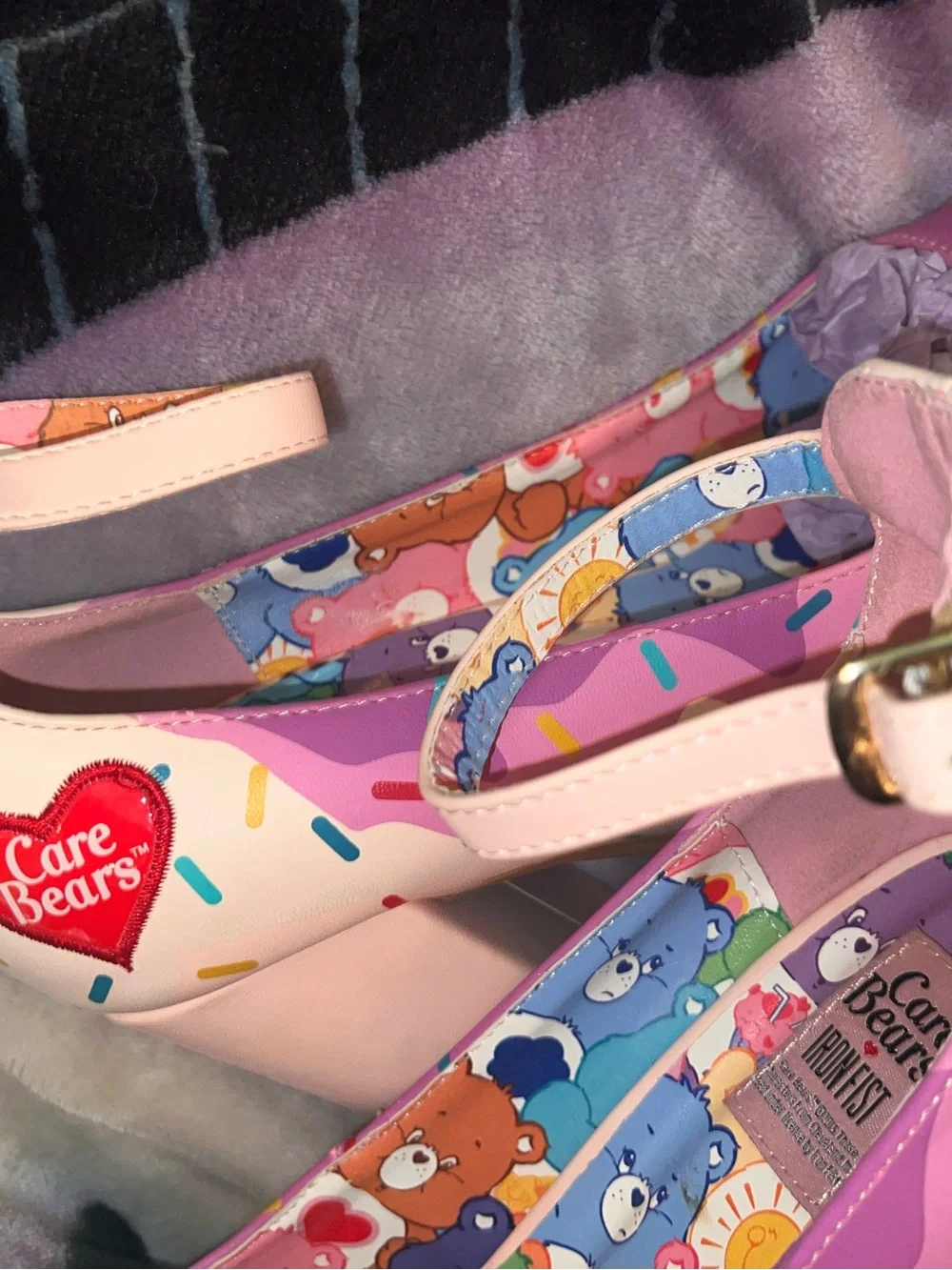 Iron Fist Care Bears Spring Fling Sprinkle Platform Mary Janes